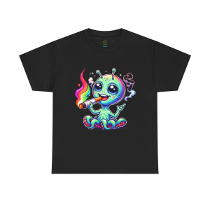 Colorful Alien Tee - Fun Graphic Tee
